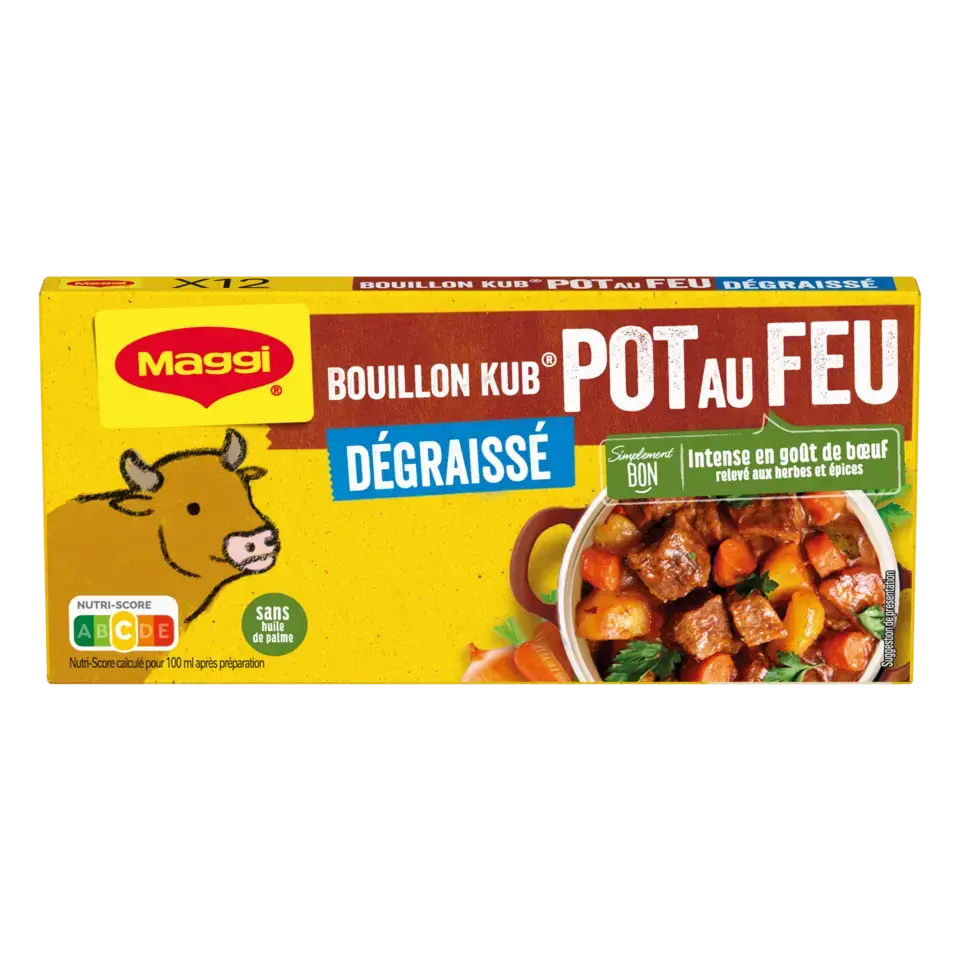 MAGGI Bouillon Pot-Au-Feu Fat Free Carton 20x120g FR