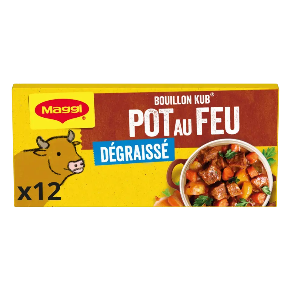 MAGGI Bouillon Pot-Au-Feu Fat Free Carton 20x120g FR