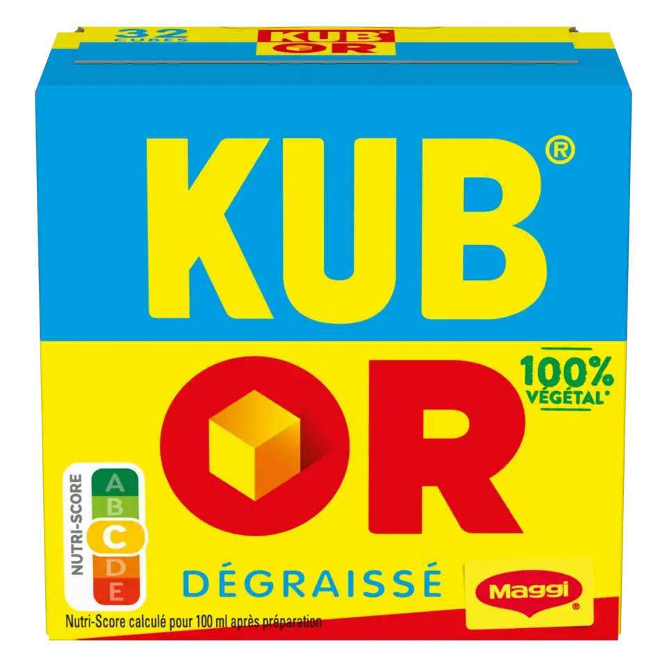 MAGGI KUB OR Bouillon Dégraissé 32 cubes - 128g