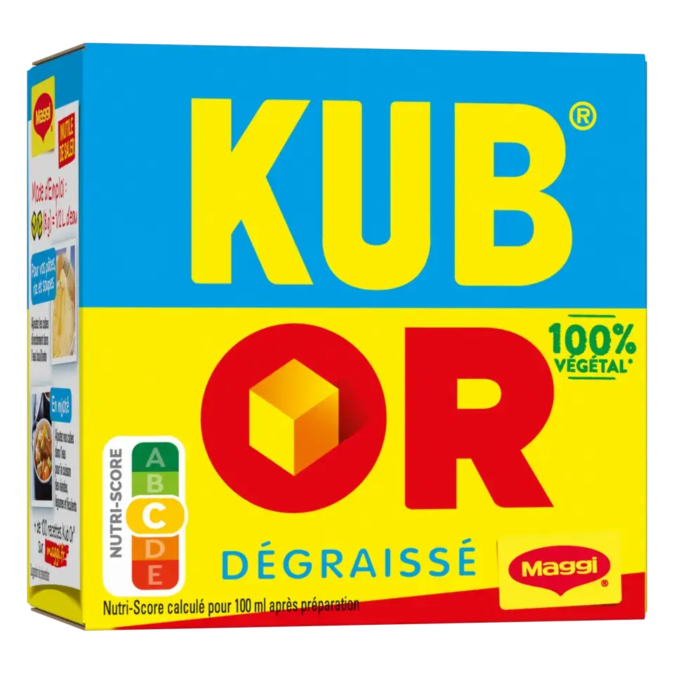 MAGGI KUB OR Bouillon Dégraissé 32 cubes - 128g