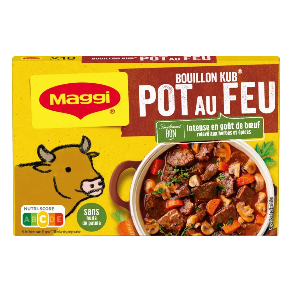MAGGI Bouillon Pot-Au-Feu Carton 20x180g FR