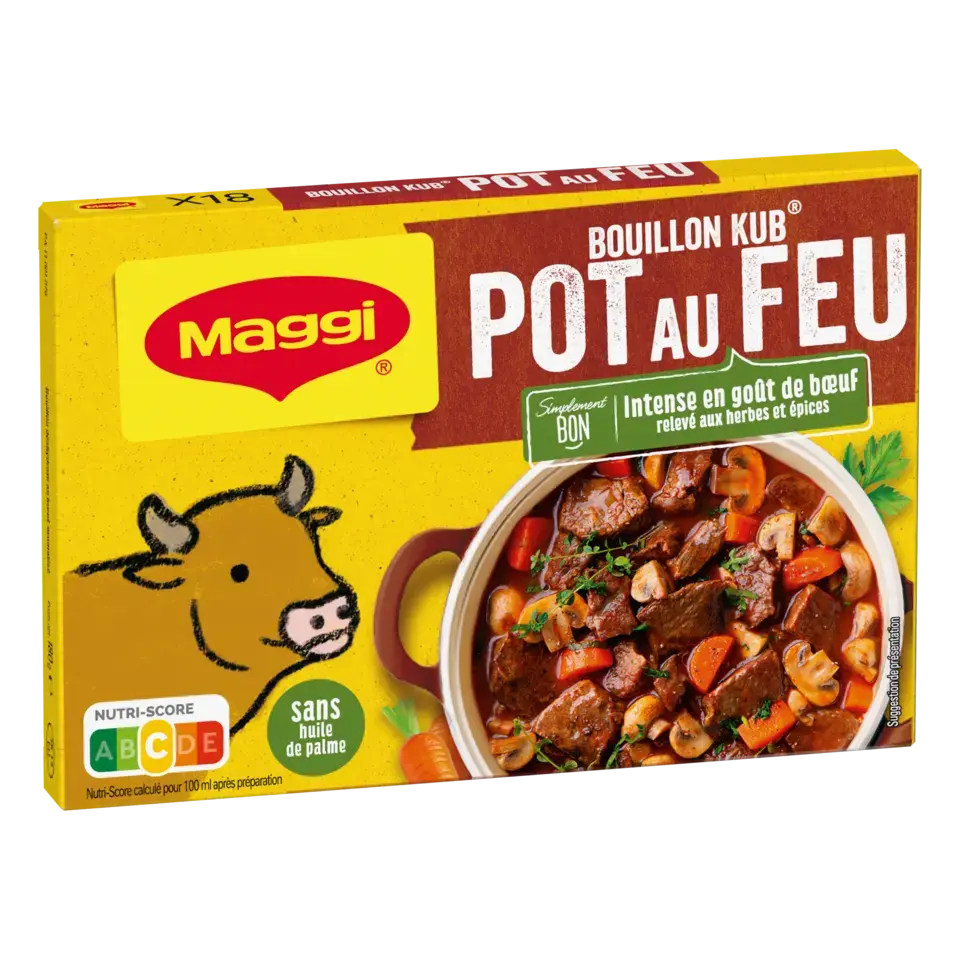 MAGGI Bouillon Pot-Au-Feu Carton 20x180g FR