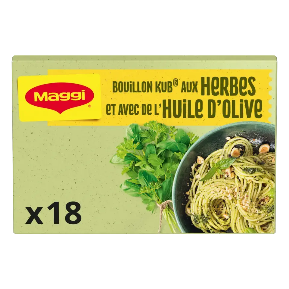 MAGGI Bouillon H Herbs And Olive Oil Carton 20x180g FR