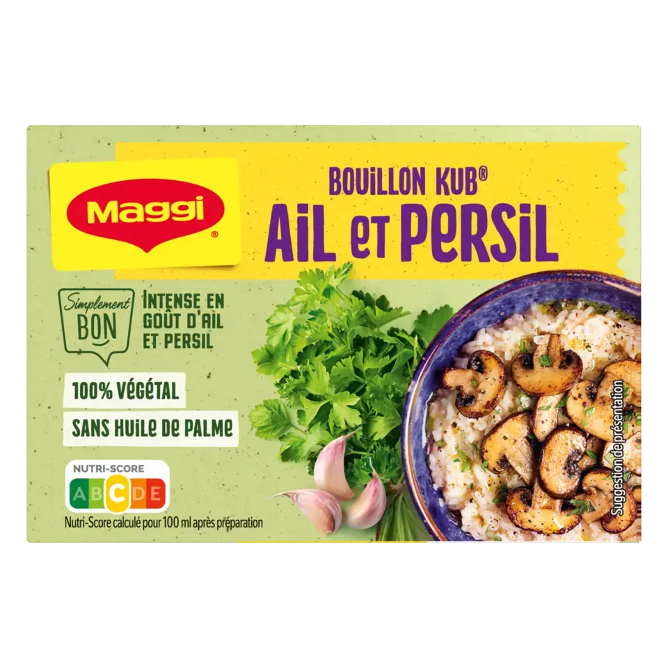 MAGGI Bouillon H Garlic and Parsley Carton 20x80g FR