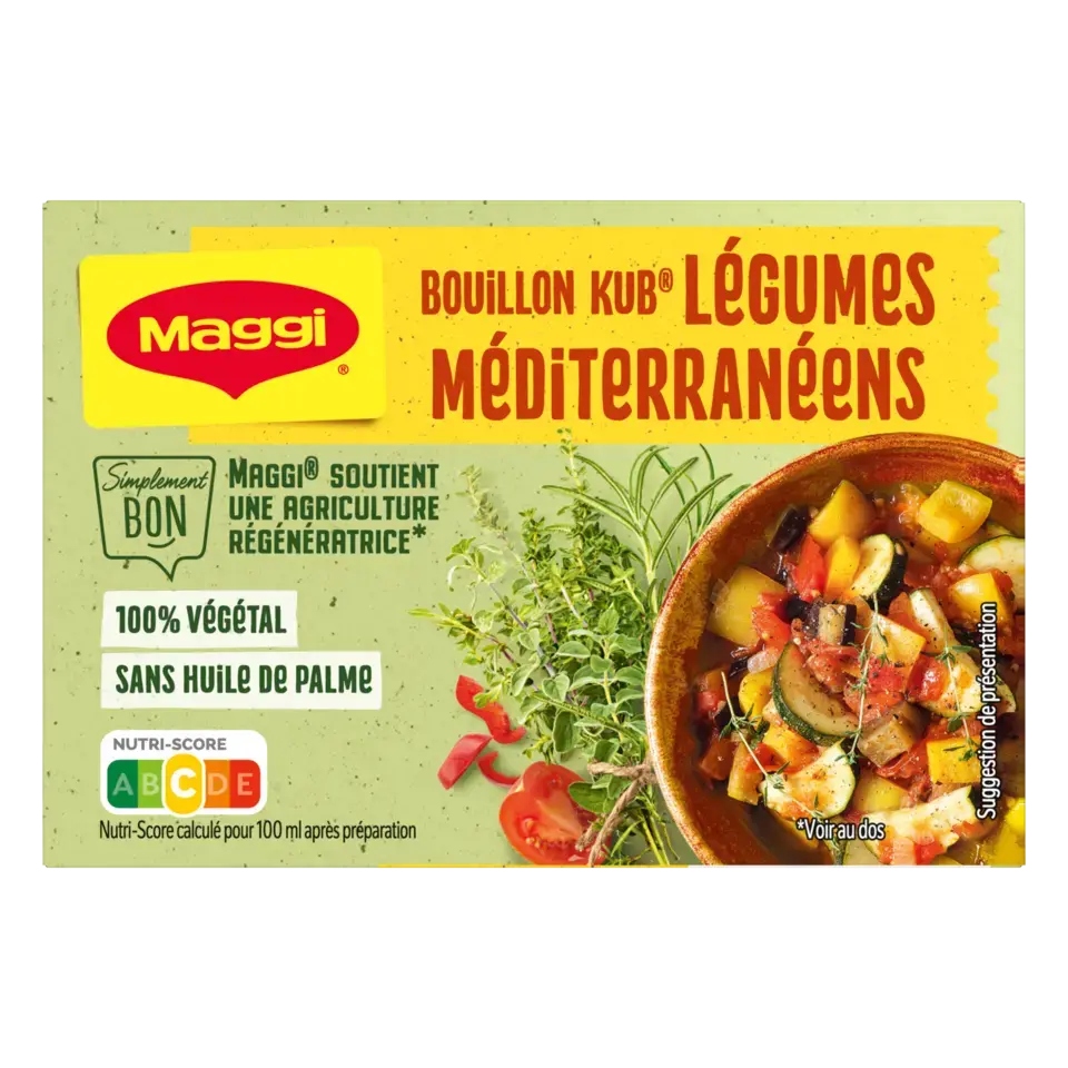 MAGGI Bouillon Mediterranean Carton 20x80g FR