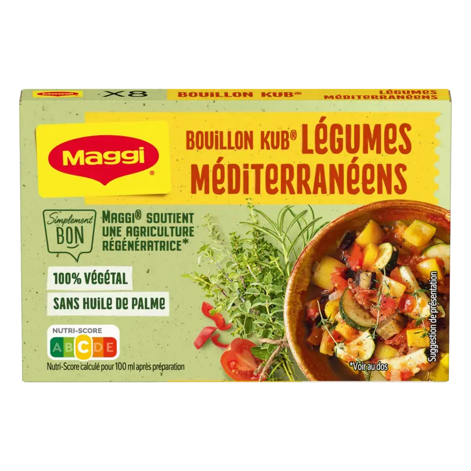 MAGGI Bouillon Mediterranean Carton 20x80g FR