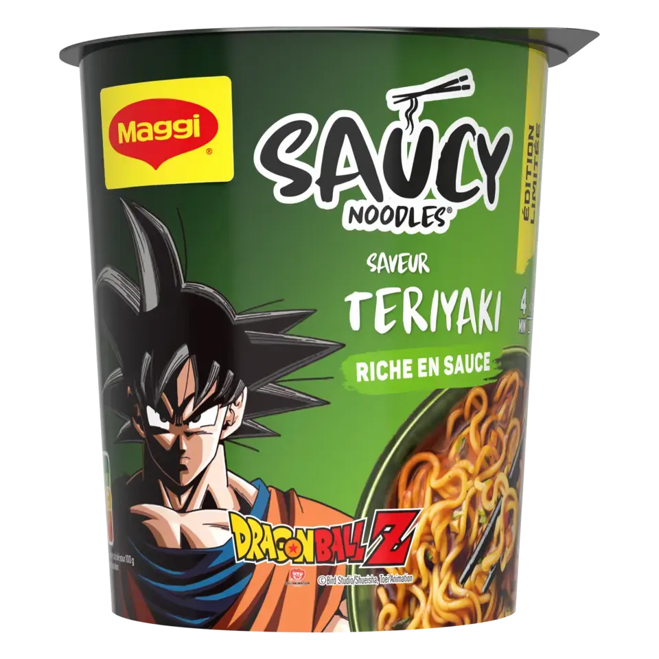 MAGGI Cup Noodle Teriyaki Chicken Dragon Ball Z Cup 8x75g XE