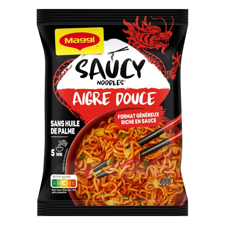 MAGGI® Nouilles instantanées sauce aigre douce 128g