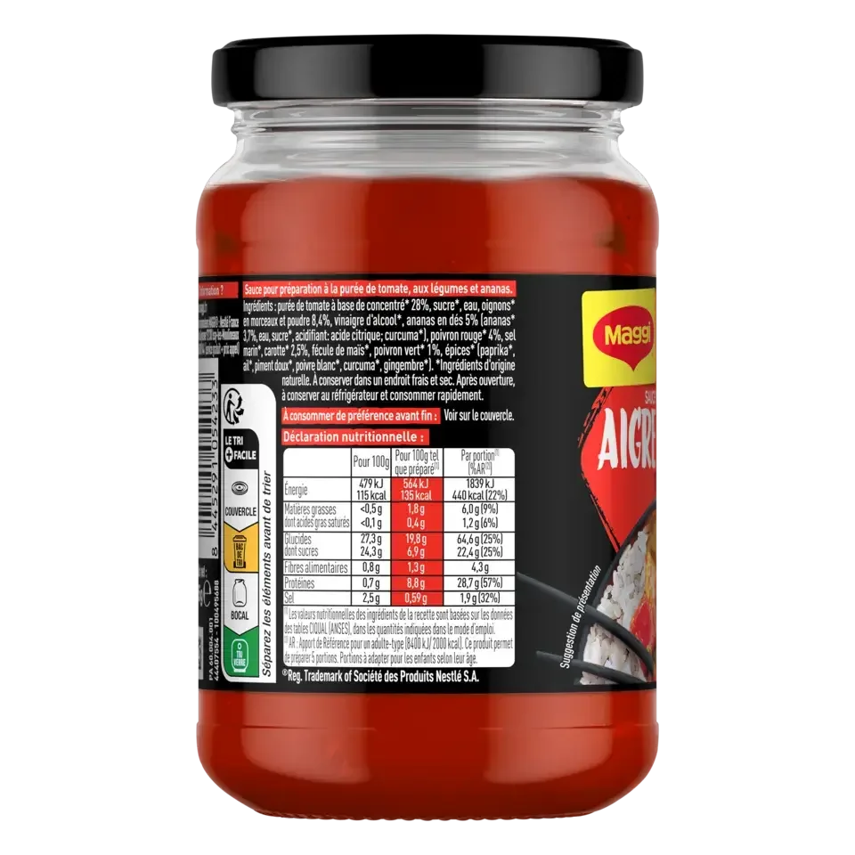 MAGGI® sauce aigre douce pour poulet 355g