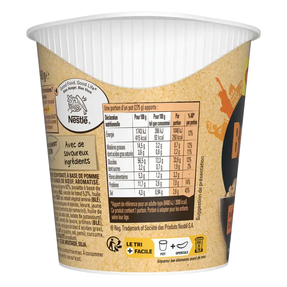 MAGGI BOLINO France Parmentier de bœuf 60g