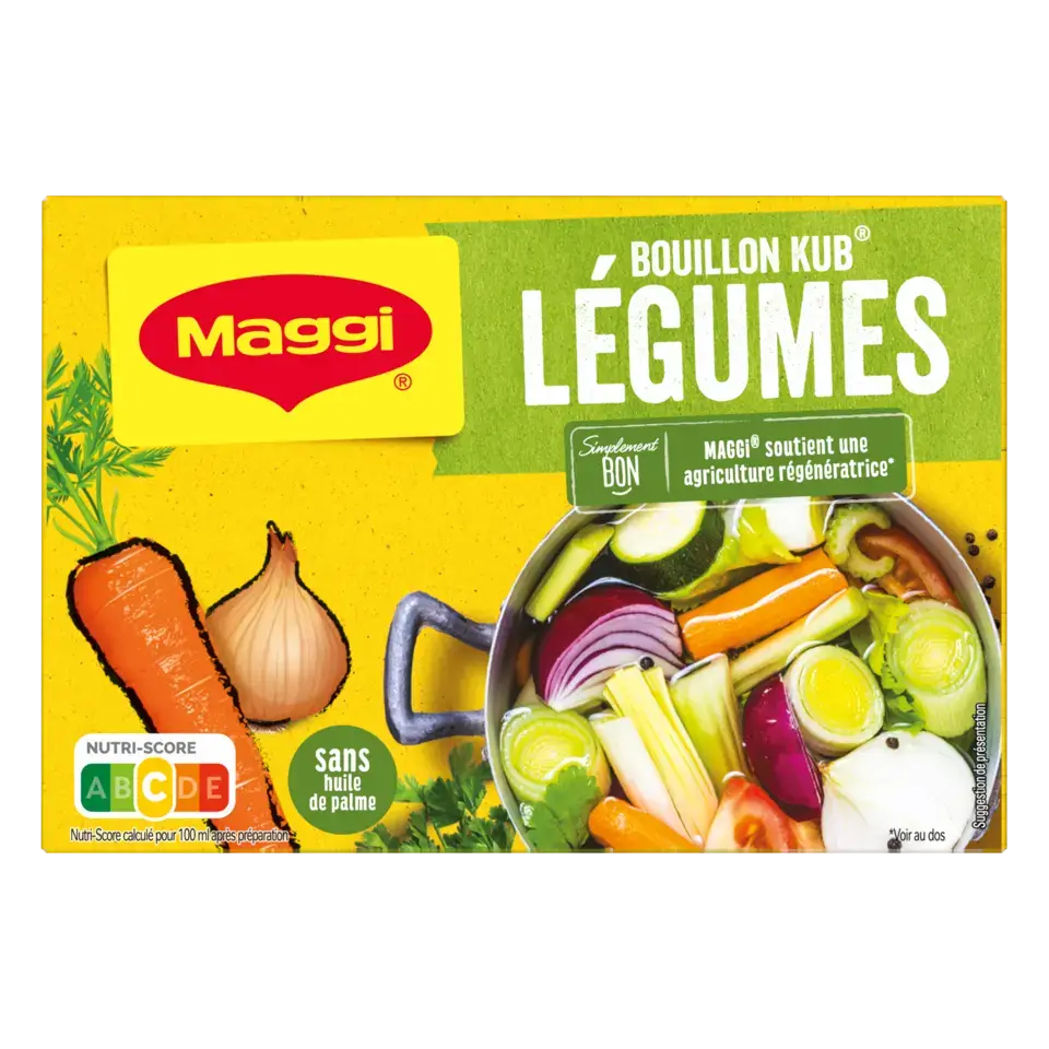 MAGGI Bouillon Vegetable Carton 20x180g FR