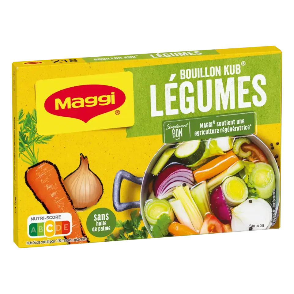 MAGGI Bouillon Vegetable Carton 20x180g FR