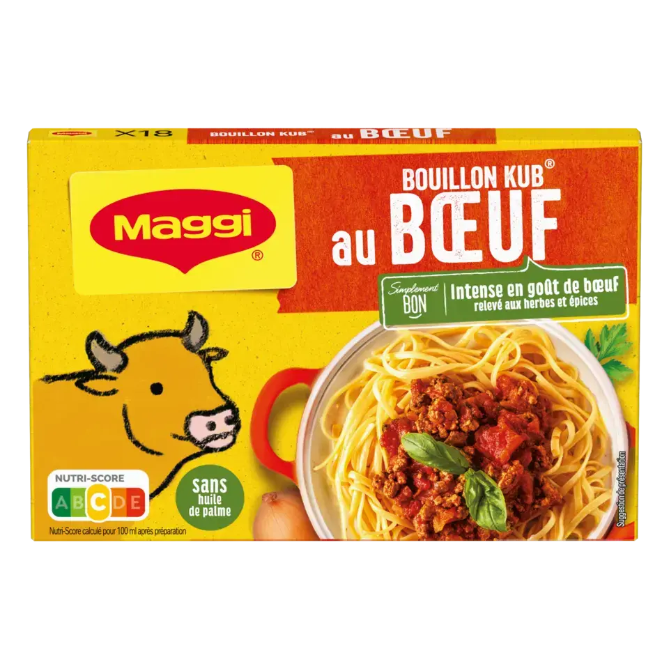 MAGGI Bouillon Beef Carton 20x180g FR