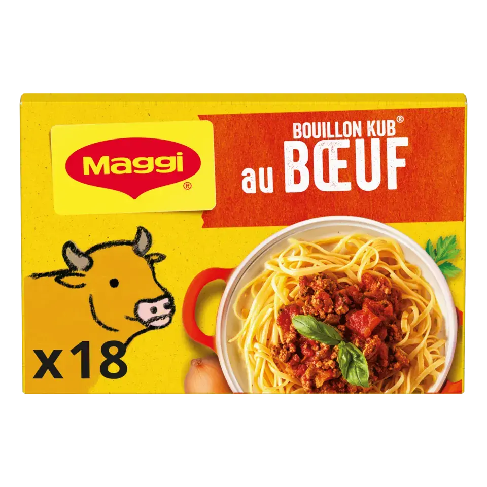 MAGGI Bouillon Beef Carton 20x180g FR
