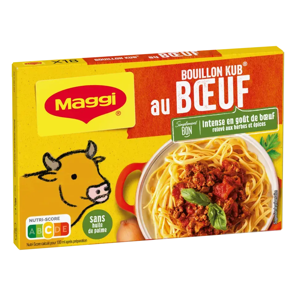 MAGGI Bouillon Beef Carton 20x180g FR