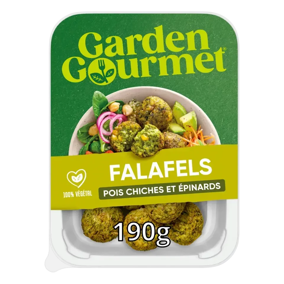 GARDEN GOURMET Falafel Epinards 190g