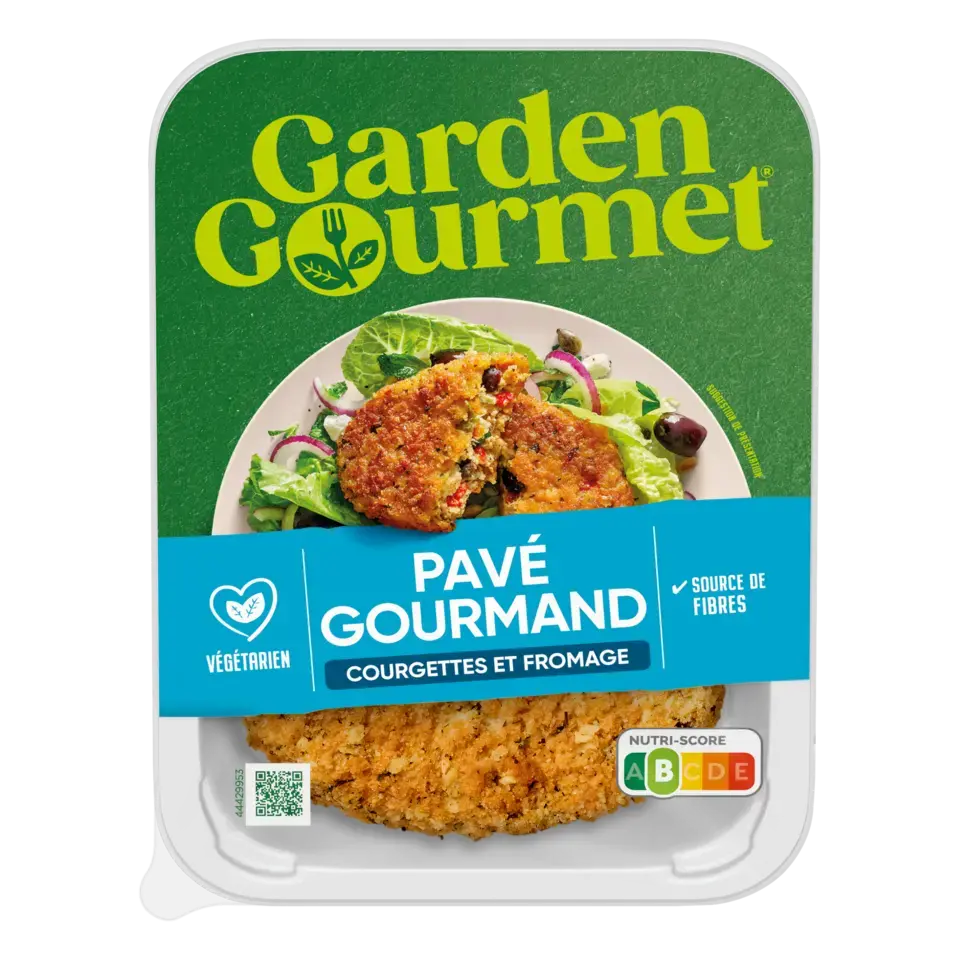 GARDEN GOURMET Pavé Gourmand Courgettes Fromage 180g