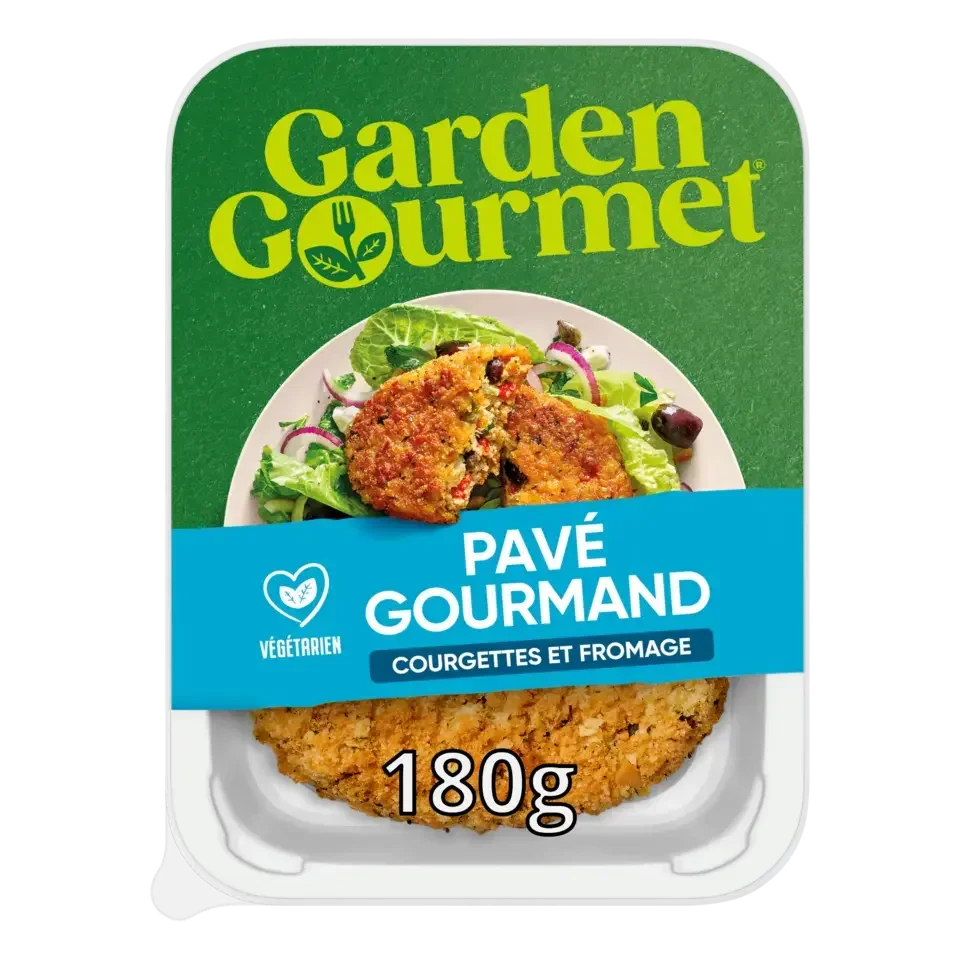 GARDEN GOURMET Pavé Gourmand Courgettes Fromage 180g