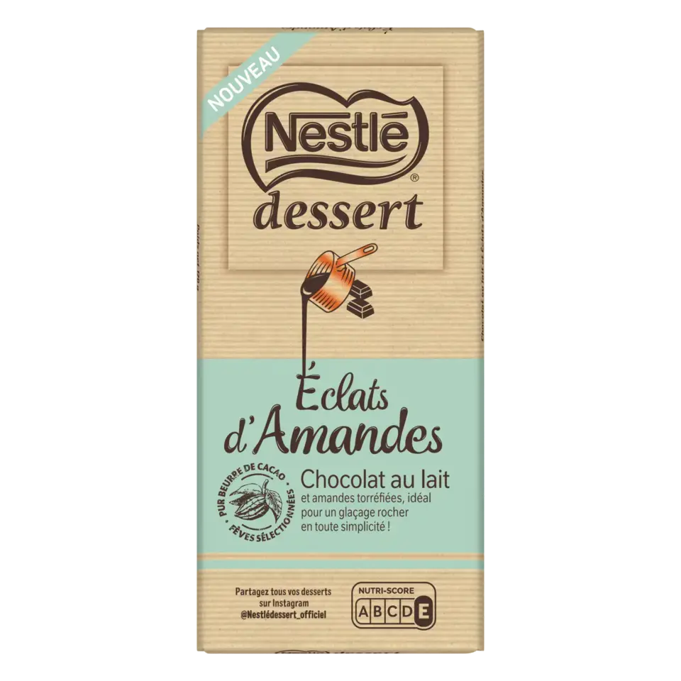 Visuel NESTLÉ DESSERT Lait Éclats d'Amandes 170g-4