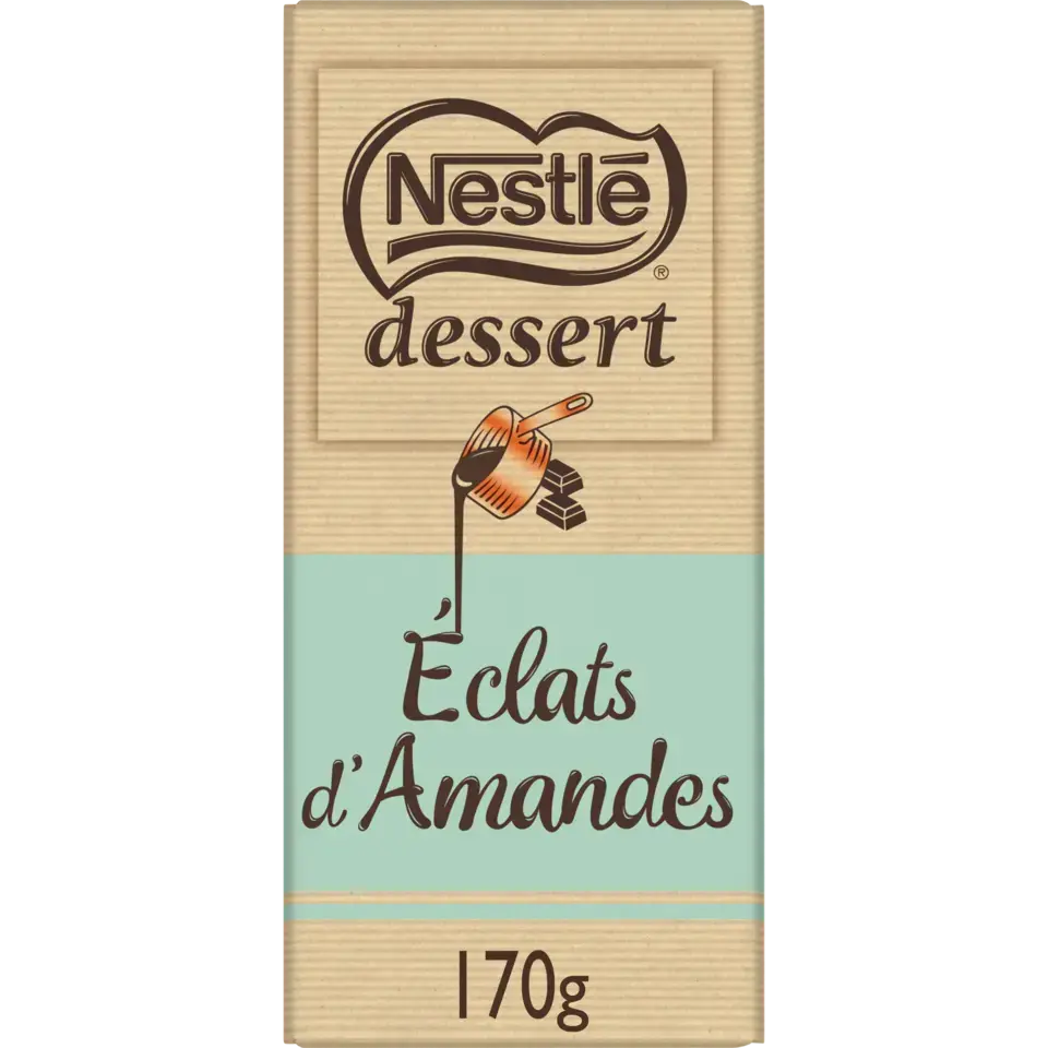 Visuel NESTLÉ DESSERT Lait Éclats d'Amandes 170g