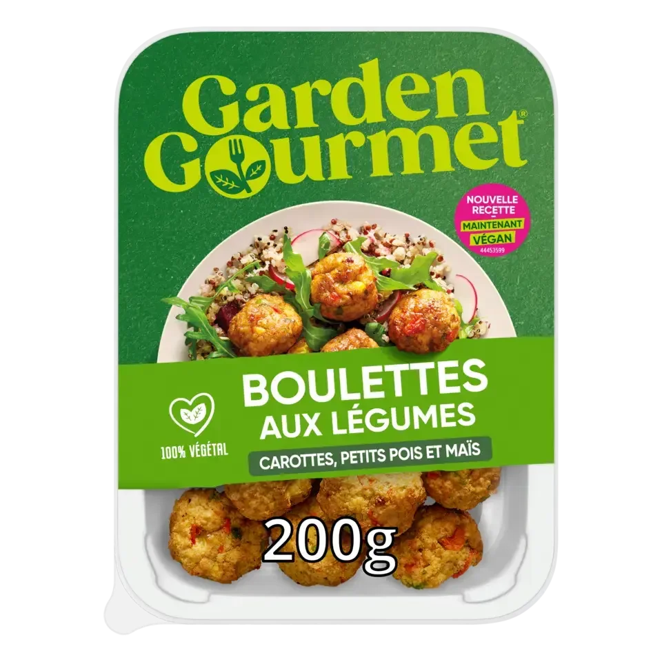 GARDEN GOURMET Vegetable Balls Peel Pack 4x200g FR