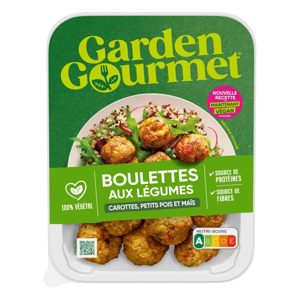 GARDEN GOURMET Vegetable Balls Peel Pack 4x200g FR