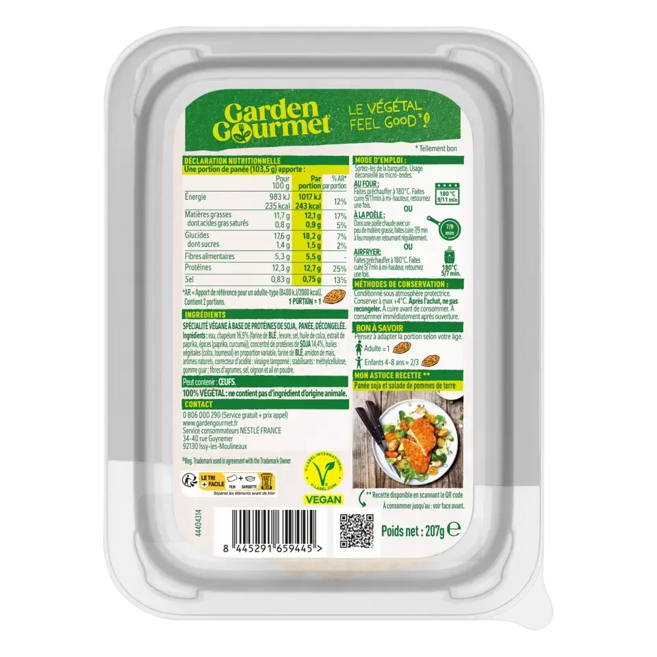 GARDEN GOURMET La Panée Soja 207 g