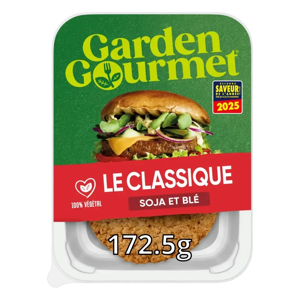 GARDEN GOURMET Le Classique Soja et Blé 172.5g