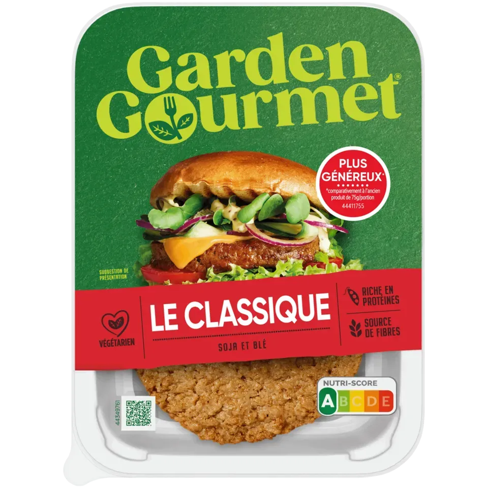 GARDEN GOURMET Le Classique Soja et Blé 172.5g