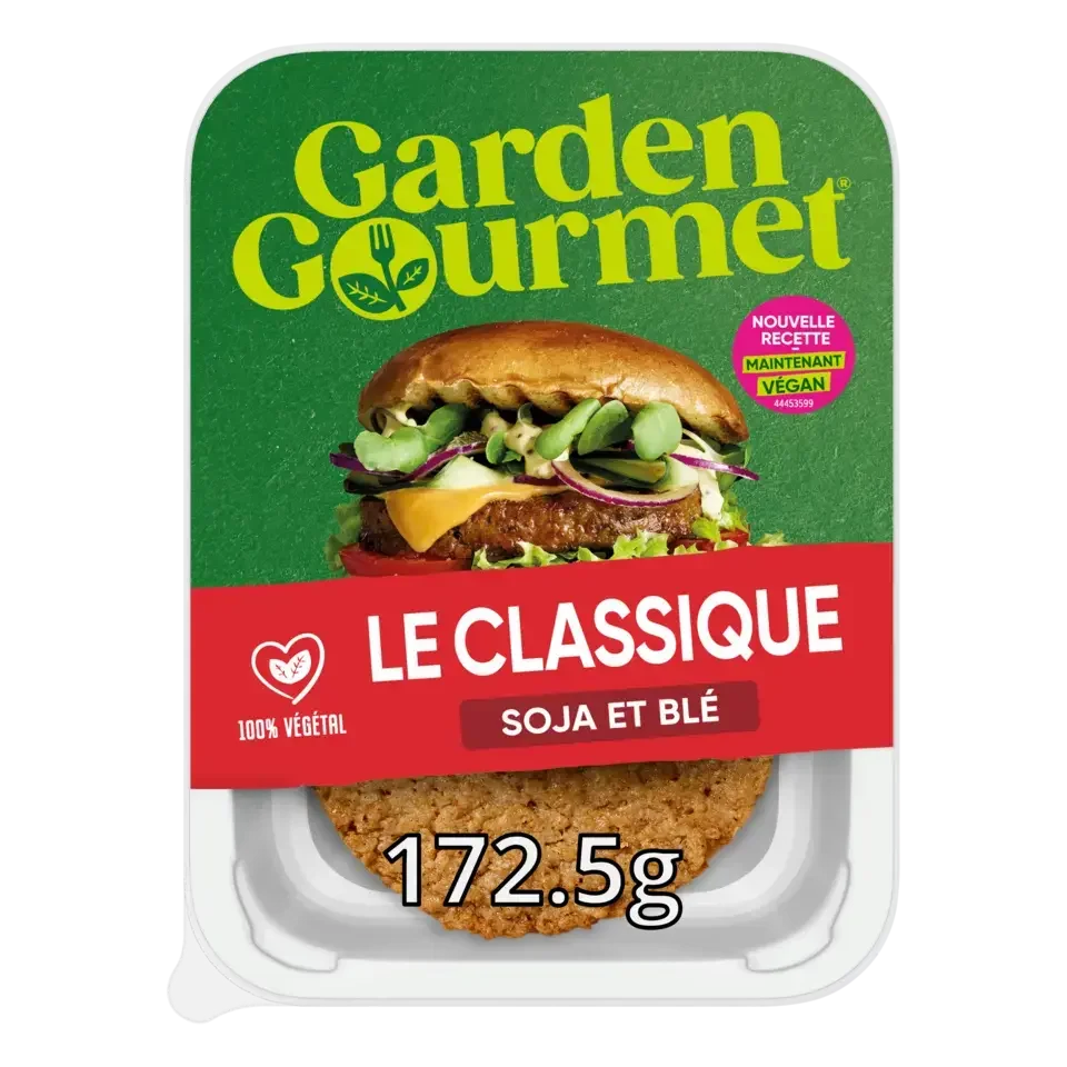 GARDEN GOURMET Vegan Burger Peel Pack 48x172.5g FR