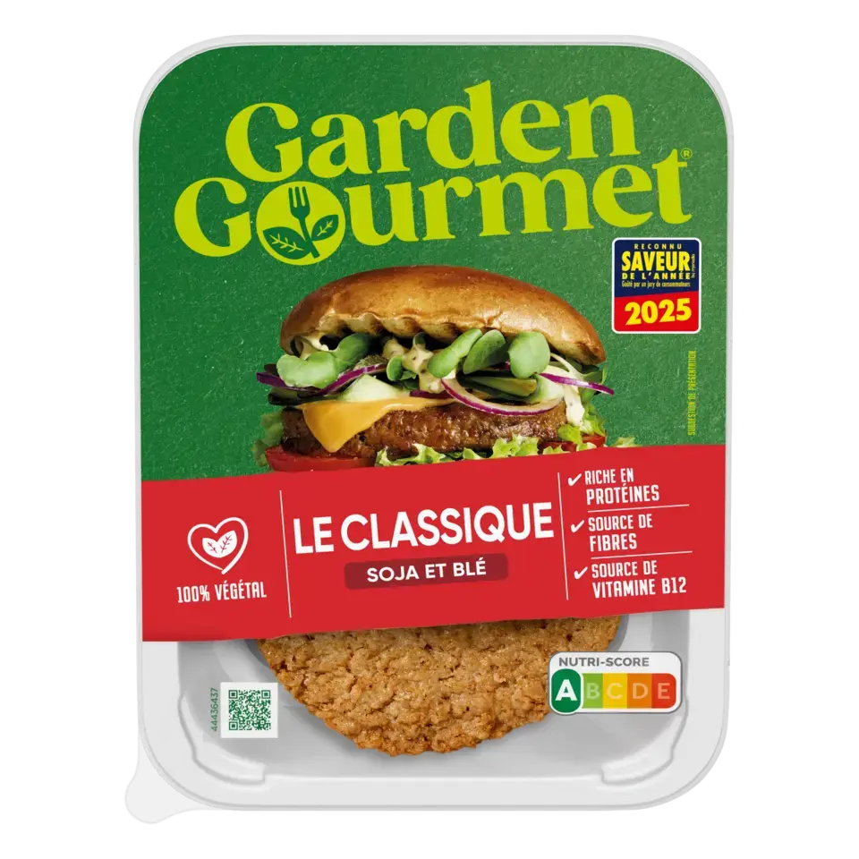 GARDEN GOURMET Le Classique Soja et Blé 172.5g