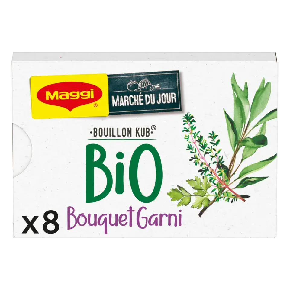 MAGGI Bouillon KUB BIO Bouquet Garni 80g visuel-1