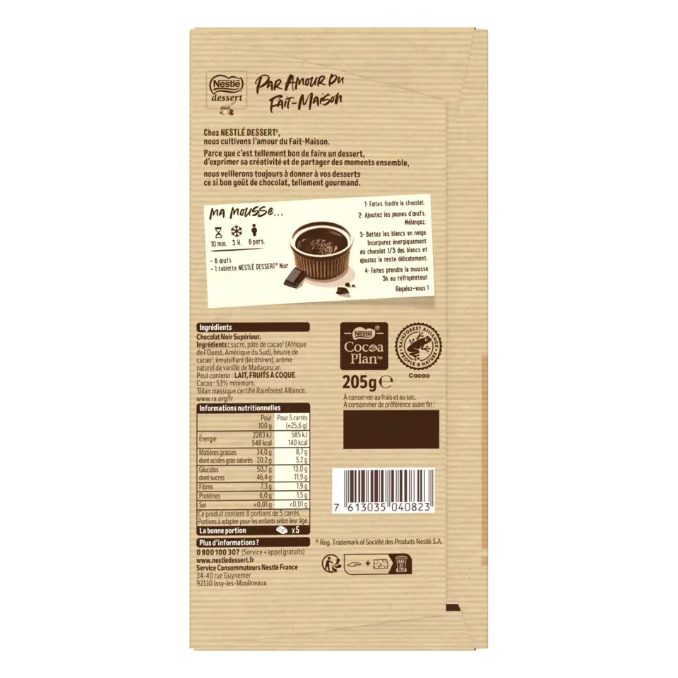 NESTLÉ DESSERT Noir 205g-2