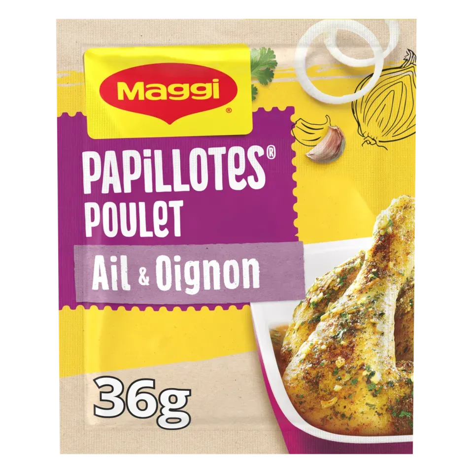 MAGGI Papillotes Poulet Ail Oignon 36g