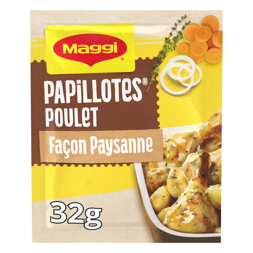 MAGGI Papillotes Poulet façon Paysanne 32g