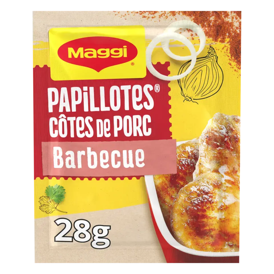 MAGGI Juicy Pork Chops Barbecue Sachet 28g FR