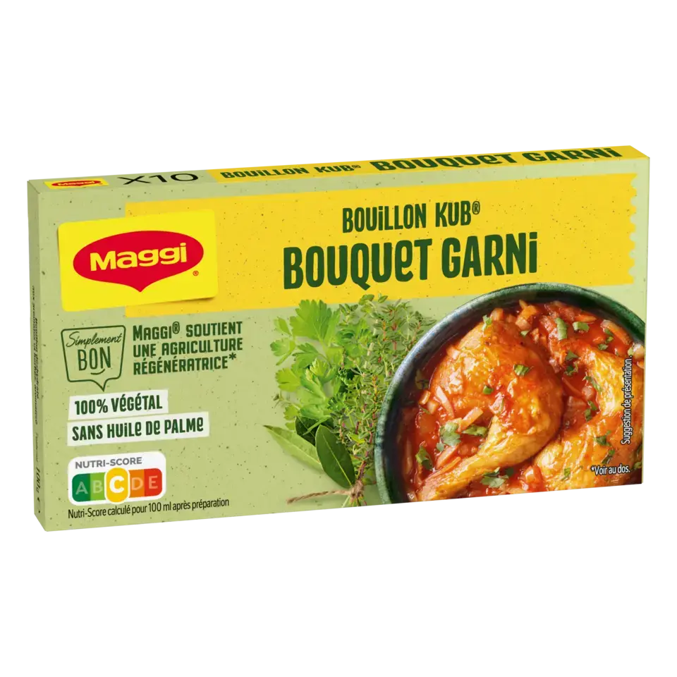 MAGGI Bouillon Bouquet Garnished Carton 20x100g FR