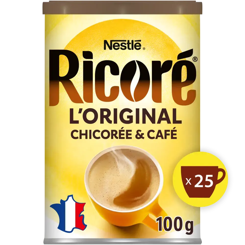 Chicorée &amp; Café, RICORÉ® L'Original, Boîte de 100g