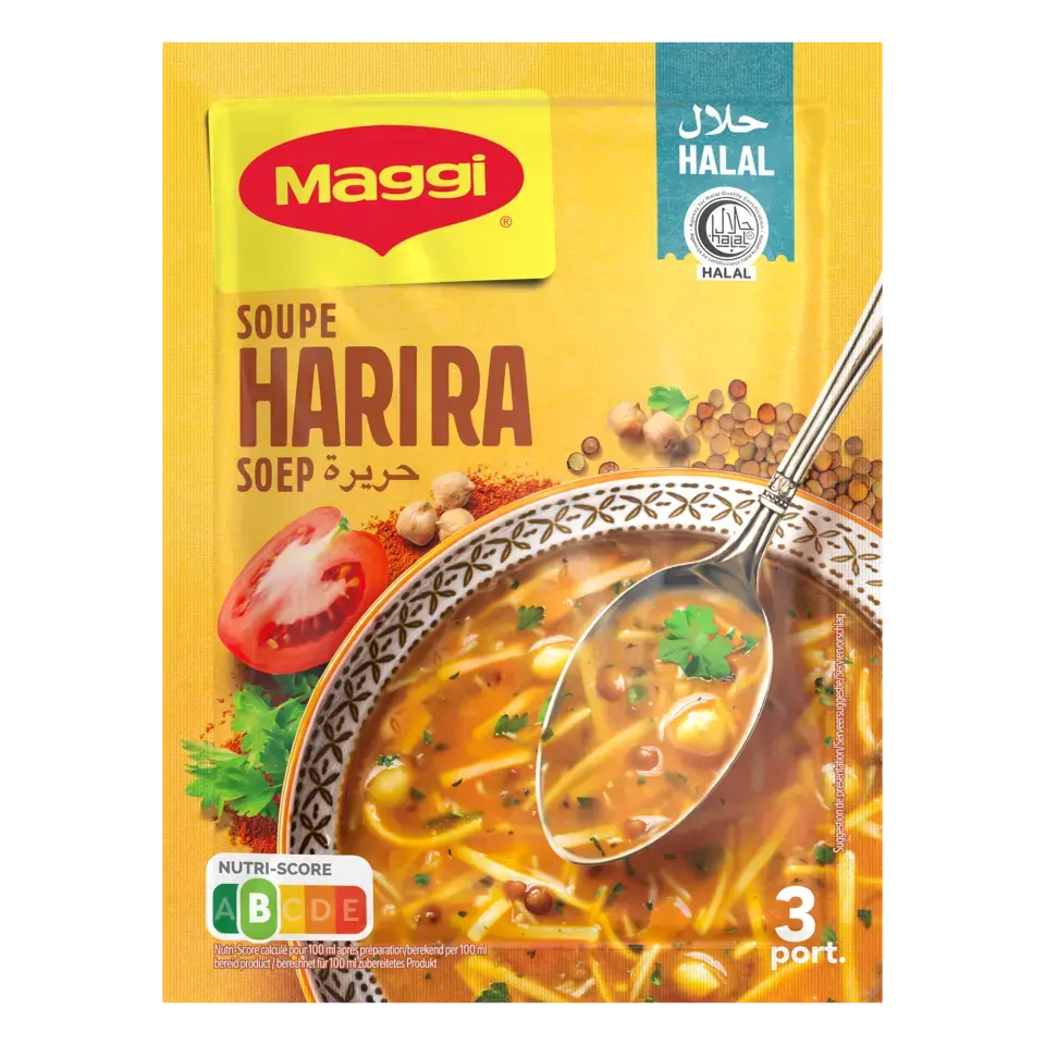 MAGGI Harira Soup Halal Pouch 18x90g FR