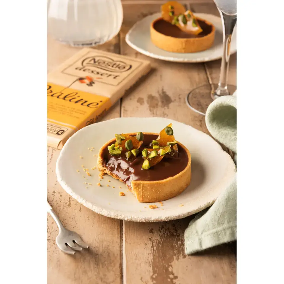 DESSERT Little Tart Praliné Escale Gourmande Recipe FR