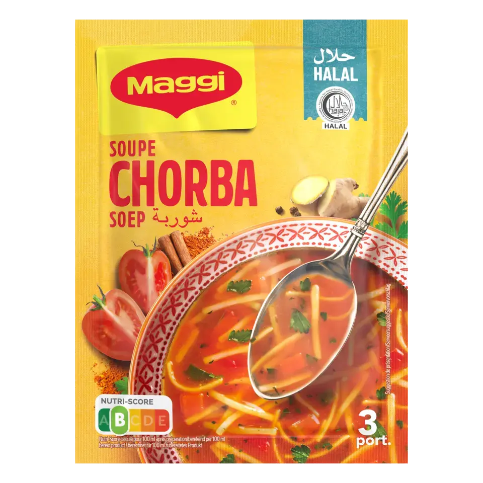 MAGGI Chorba Soup Halal Pouch 18x85g FR