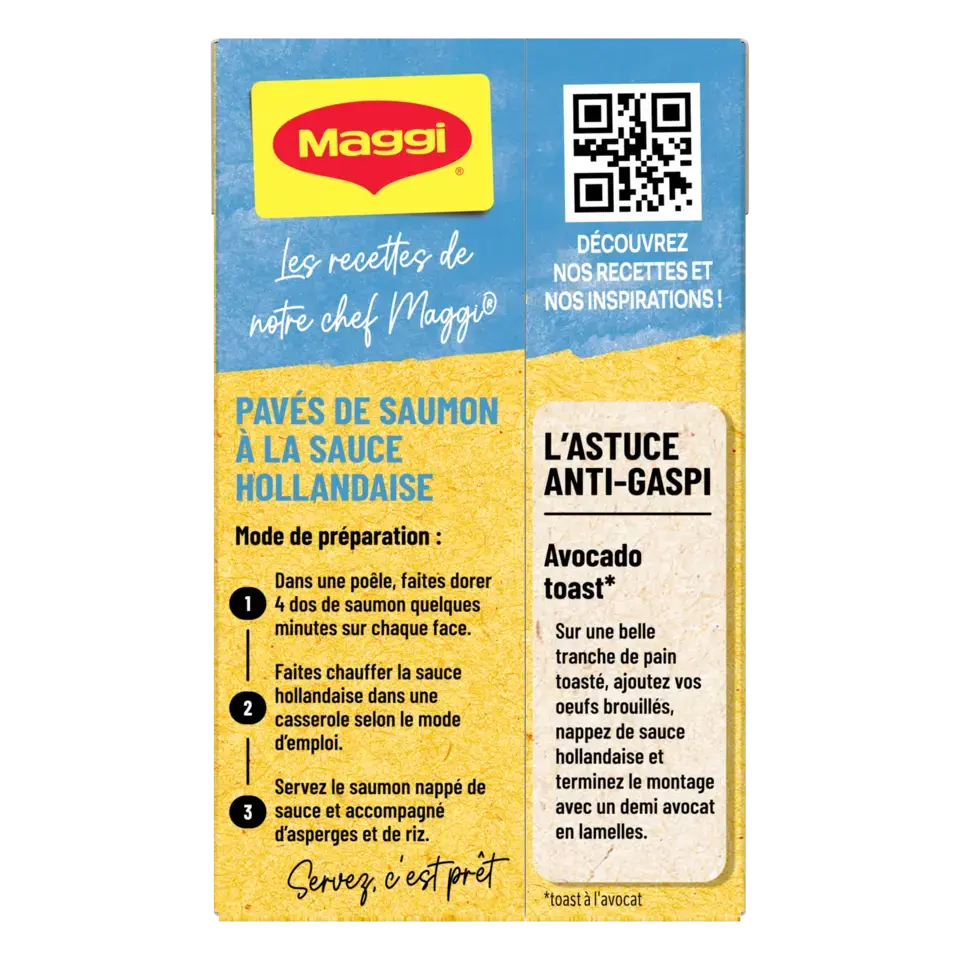 MAGGI MA SAUCE FINE Hollandaise Tetra 12x250ml FR