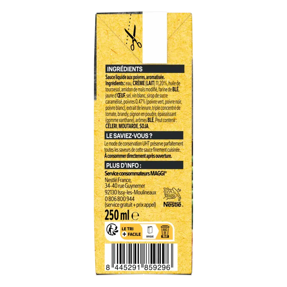 MAGGI MA SAUCE FINE Pepper Tetra 12x250ml FR