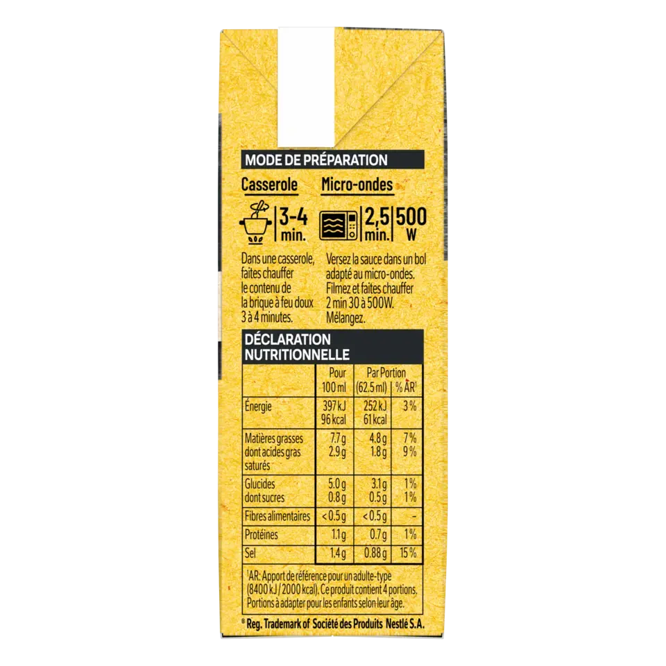 MAGGI MA SAUCE FINE Pepper Tetra 12x250ml FR