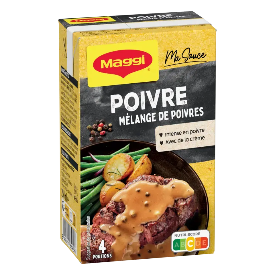 MAGGI MA SAUCE FINE Pepper Tetra 12x250ml FR