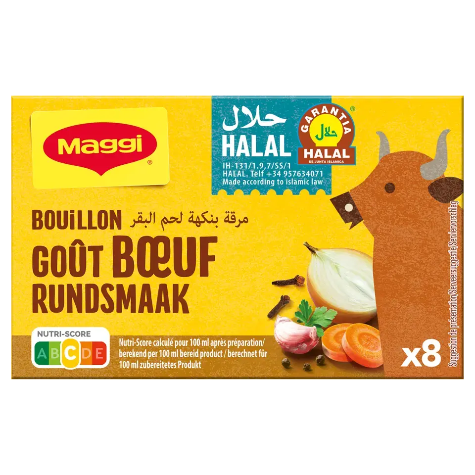 MAGGI Bouillon Goût Boeuf Halal 72g