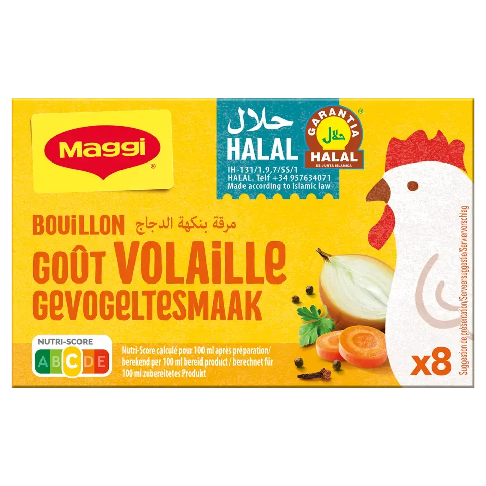 MAGGI Bouillon Goût Volaille Halal 72g