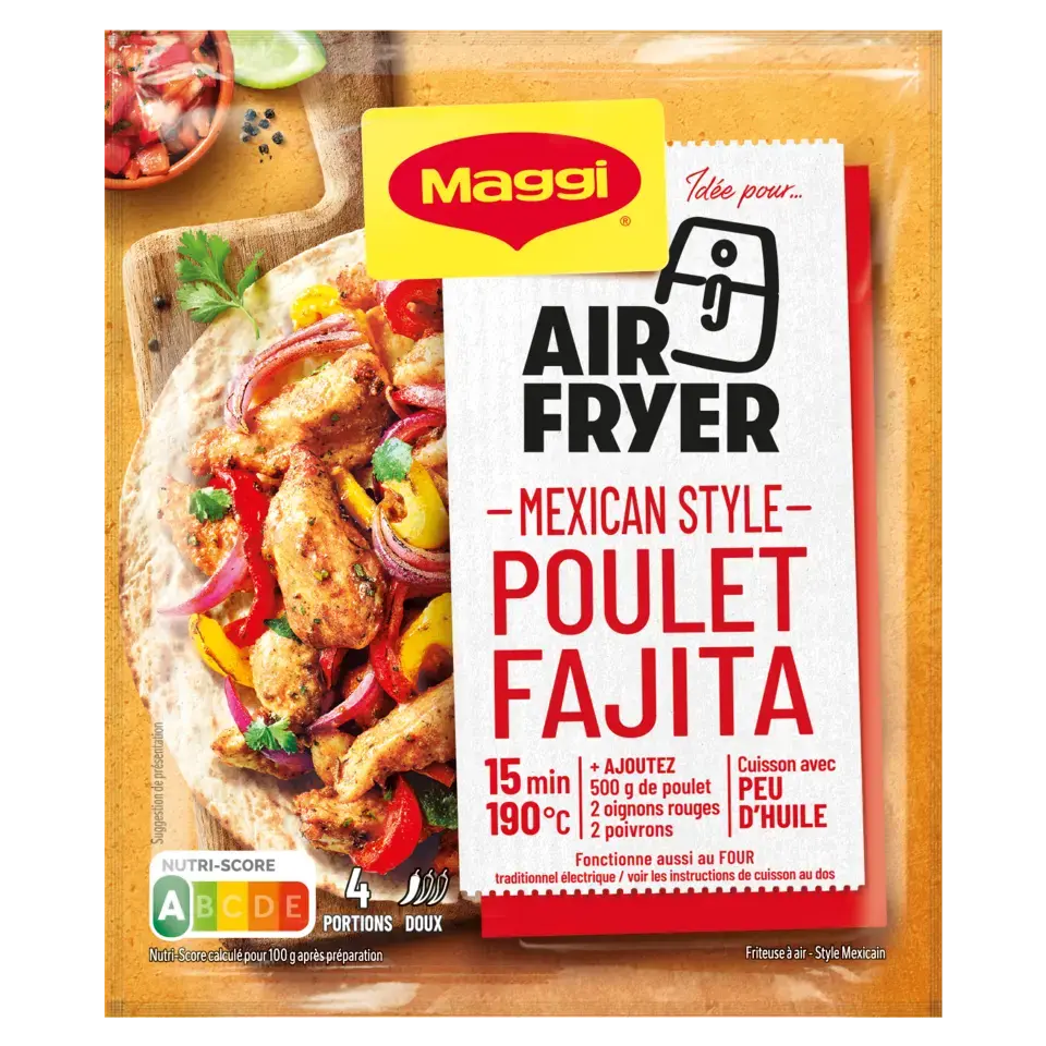MAGGI Air Fryer Mexican Style Poulet Fajita 27g