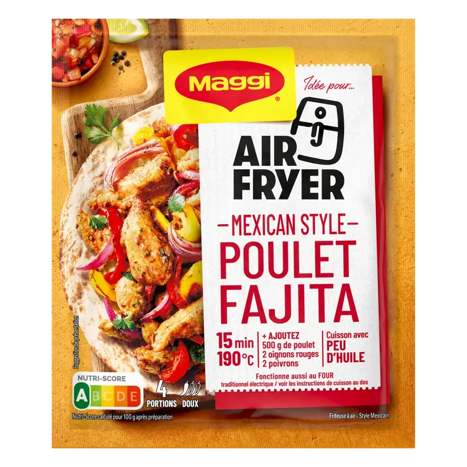 MAGGI Air Fryer Mexican Style Poulet Fajita 27g