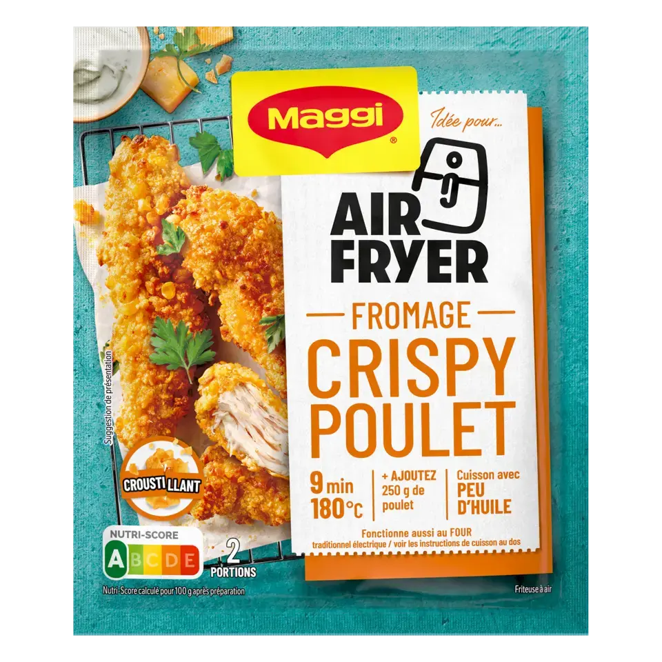 MAGGI Air Fryer Fromage Crispy Poulet 44g